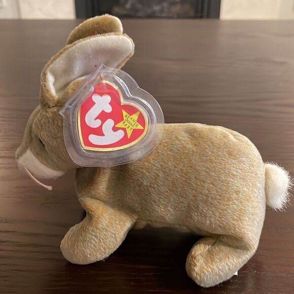 1999 Vintage Original Ty Beanie Baby Nibbly the Bunny Rabbit NWT Excellent Cond - Picture 2 of 6